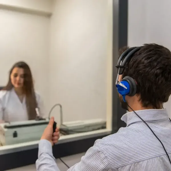 Cabine de audiologie