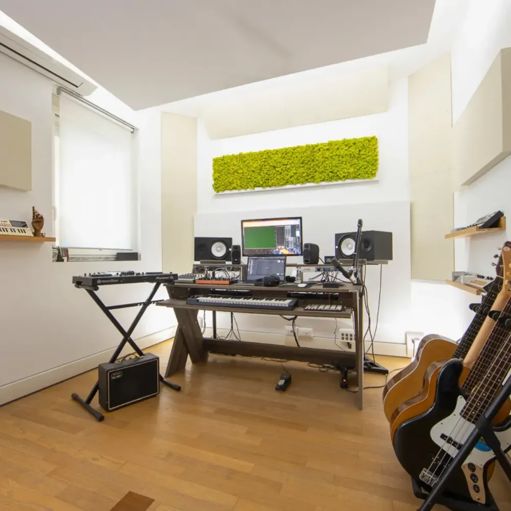 Studio de producție muzicală modernă din Roma