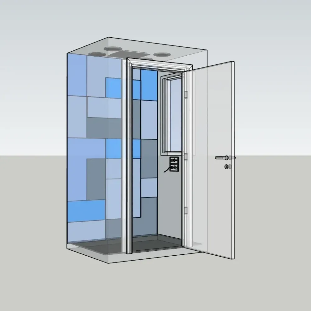 Cabina Audiologie cu un singur perete - seria S