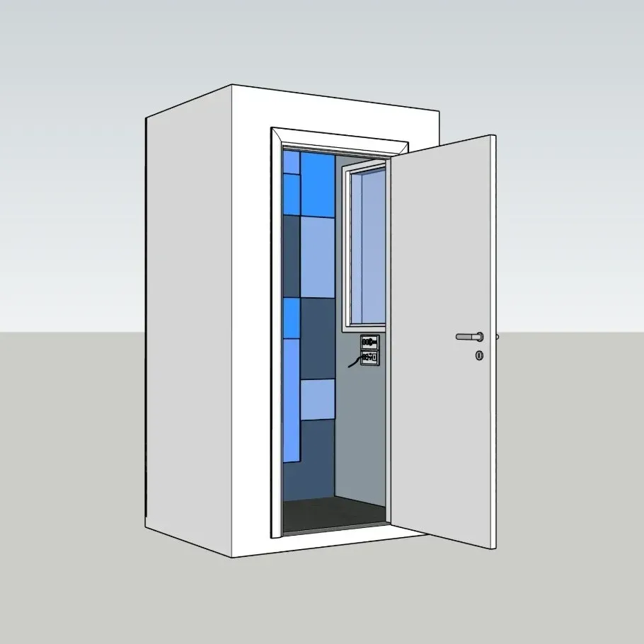 Cabina Audiologie cu un singur perete - seria S