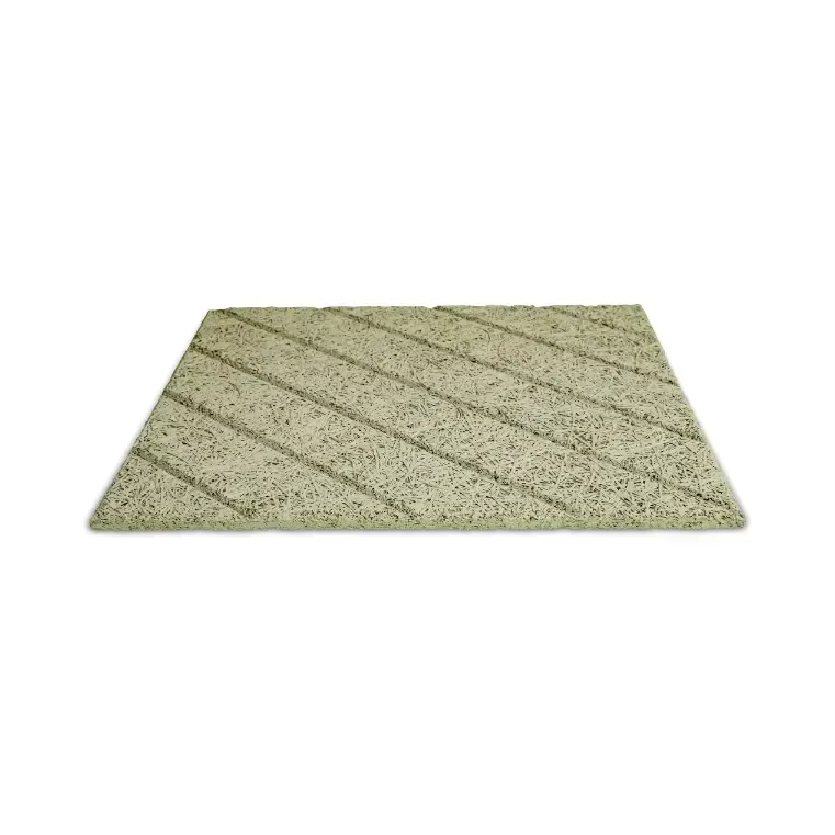 Linii Diagonale - Wood Wool Panou Acustic